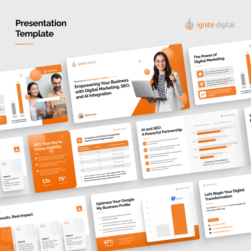 Conversion-Focused Digital Marketing Slide Deck