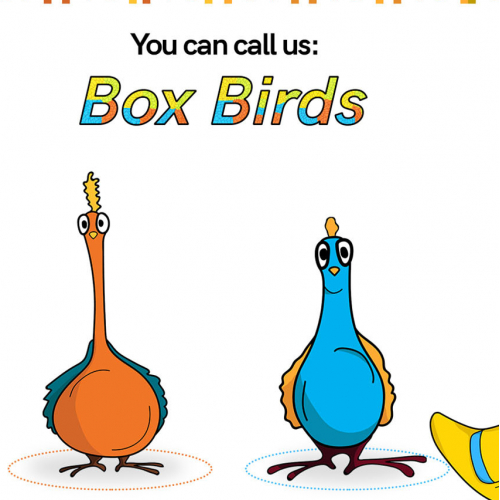 Box Birds illustration