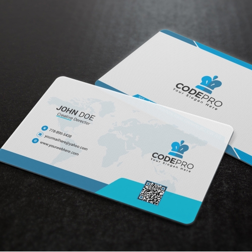 Clean Business card thumb