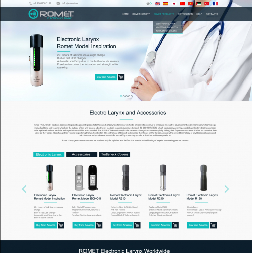 Medicine website design thumb
