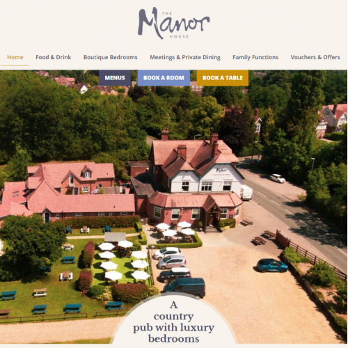 The Manor Wordpress Website