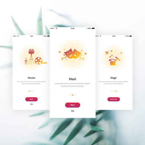 Cinemaghar Onboarding Screen