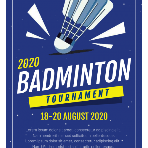 Badminton tournament