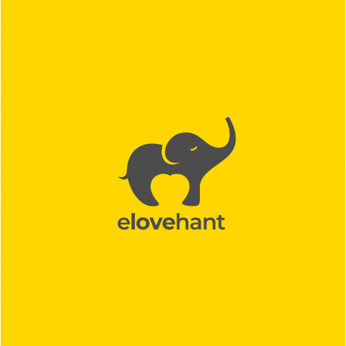 negative space logo