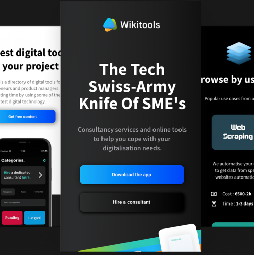 Wikitools: Landing Page thumb