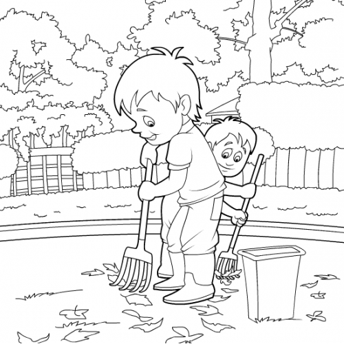 Coloring Book Illustration
