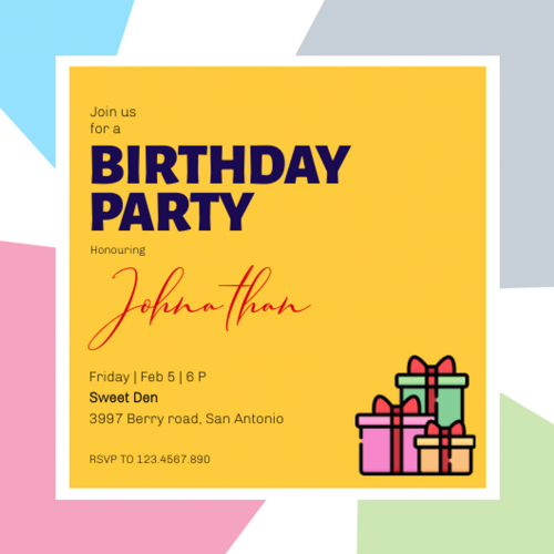 Birthday Invitation