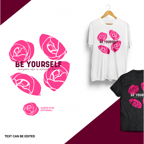 Be Yourself T-Shirt Design