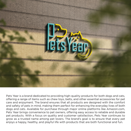 Pets Year: A Modern Logo Design for Pet Lovers