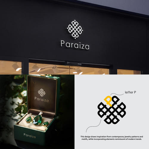 modern jewellery brand logo design