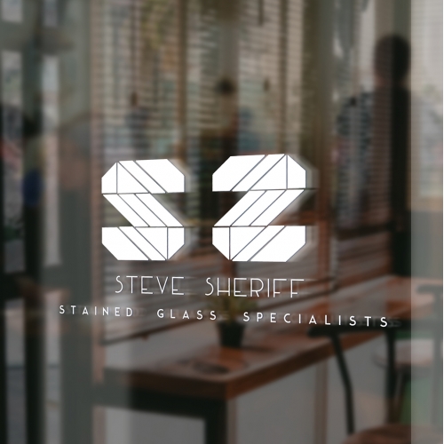 Logo for stained glass company thumb