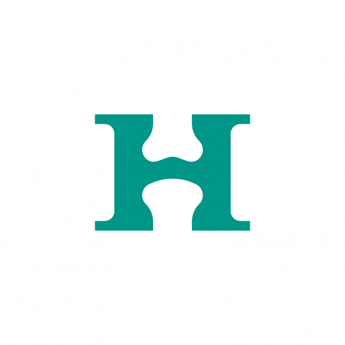 Letter h  joints logo