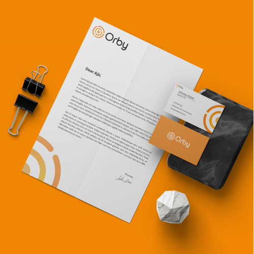 Staionery design Orby thumb