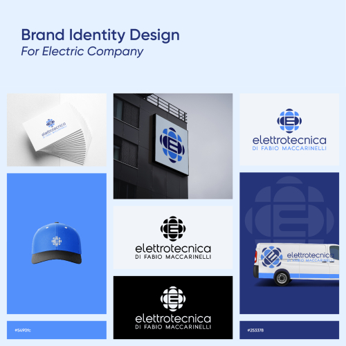 Electric and Vibration Analysis Business Logo Design