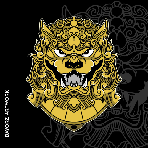 chinesse lion thumb