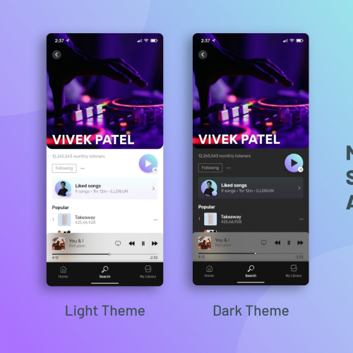Music Streaming App Ui