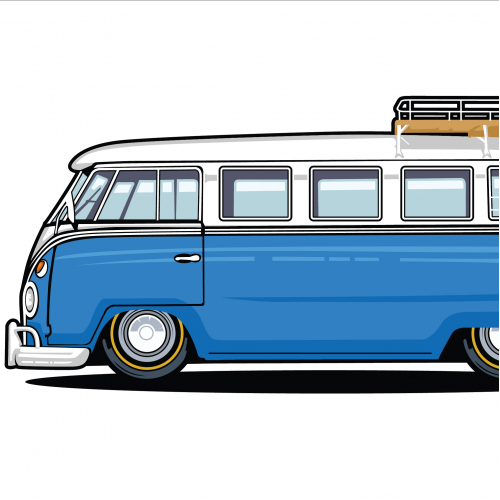 illustrator travel car vector