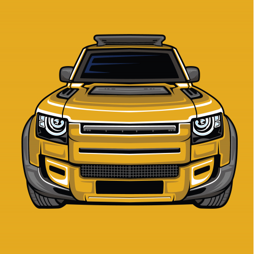 offroad car vector illustration