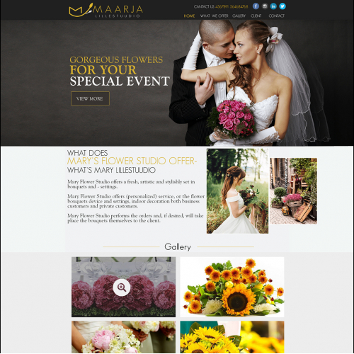 Flower Shop Website