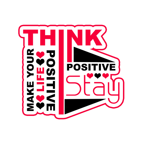 typography design (think positive )