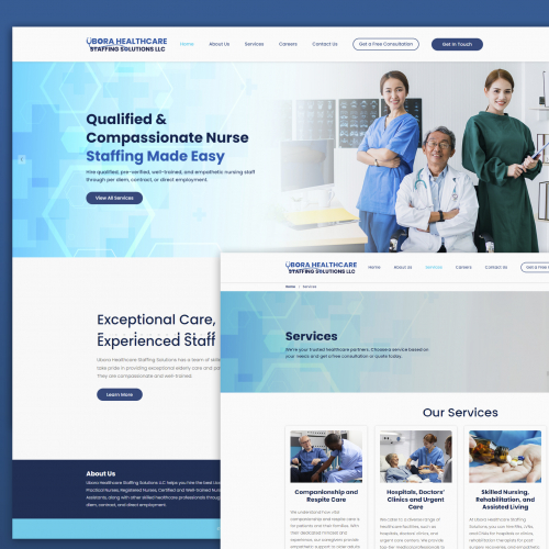 UBORA Healthcare Website Design