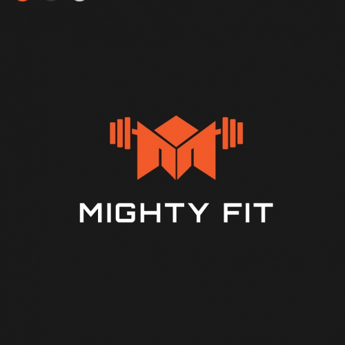 MightlyFit Fitness Logo Concept thumb