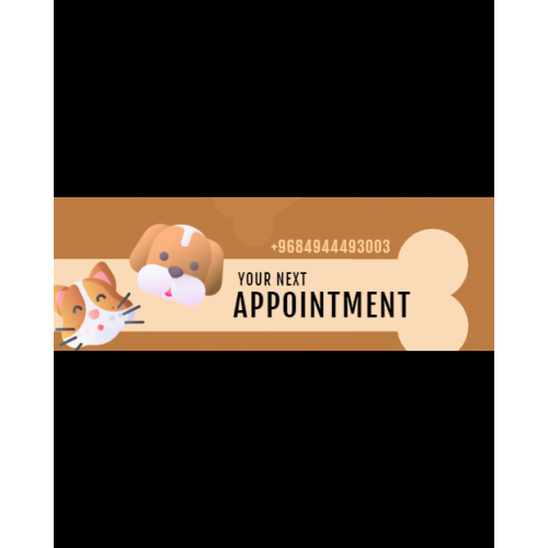 Pet Appointment Card