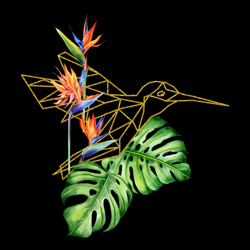 Golden Bird of Paradise
