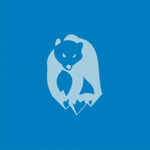 Bear and Mountain Logo. Animal Logo With Modern Concept. thumb