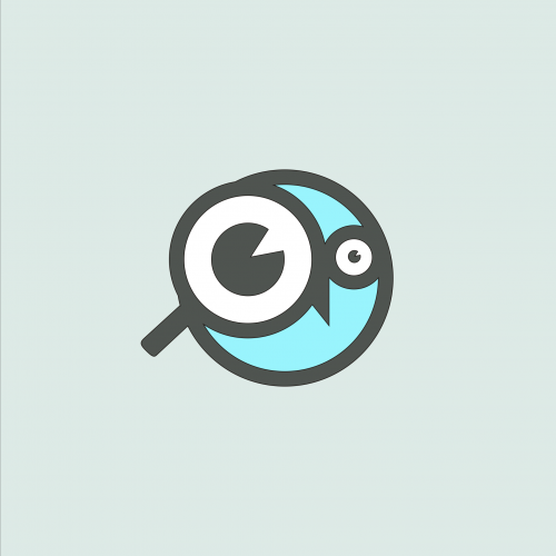Educational logo and birds. Animal logo with modern concept. thumb