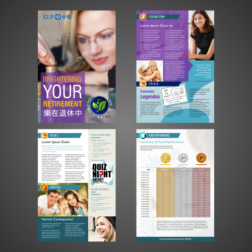 Powerpoint newsletter template for GPFS - Hongkong thumb