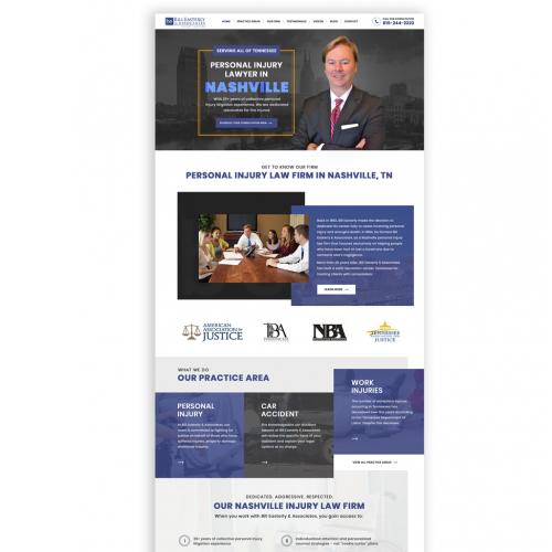 Website design for company