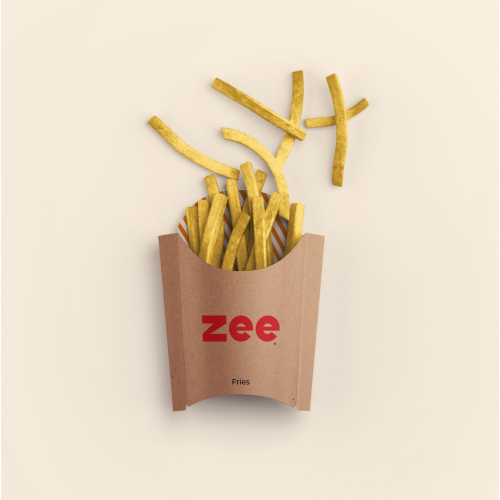 Brand identity designed for Zee food