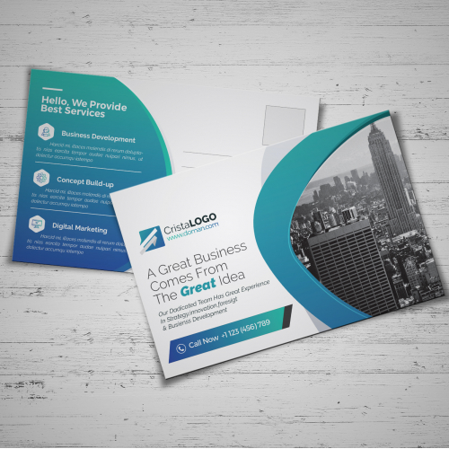 Post Card Template thumb