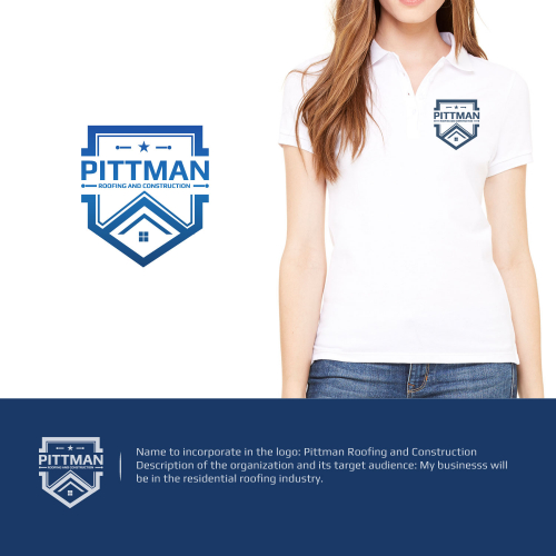 Roofing Construction logo needed for Pittman