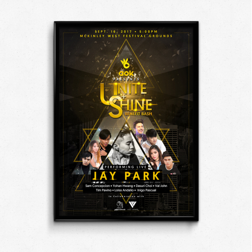 Unite and Shine Poster Design thumb