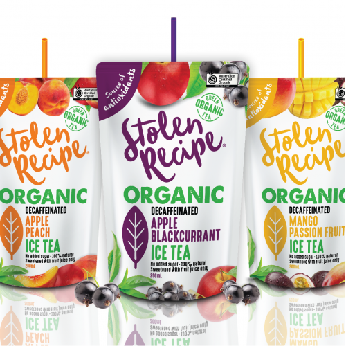 Stolen Recipe Ice Tea Packaging