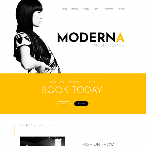 Moderna Web Theme 2017 thumb