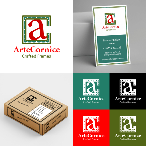 Brand Design for Craft Frames Factory