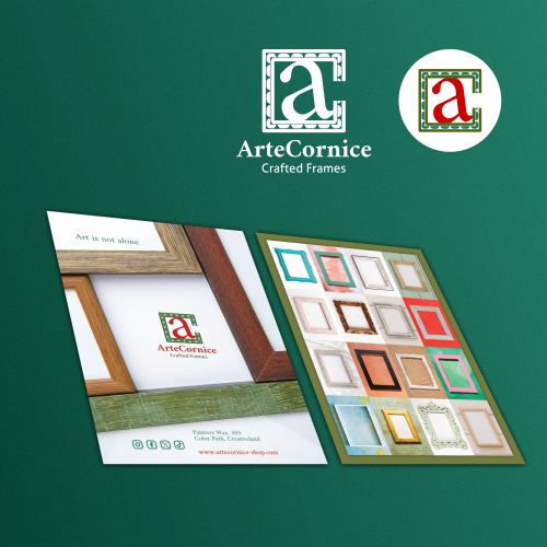Leaflet Design for Craft Frames Factory.