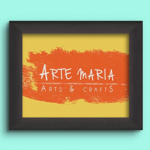 Arte Maria logo design