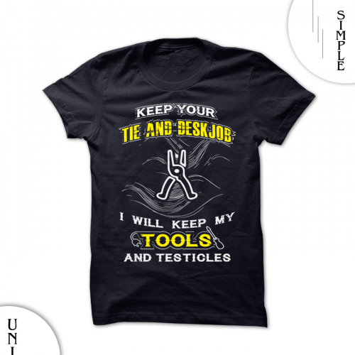 Electrician T Shirt Design thumb