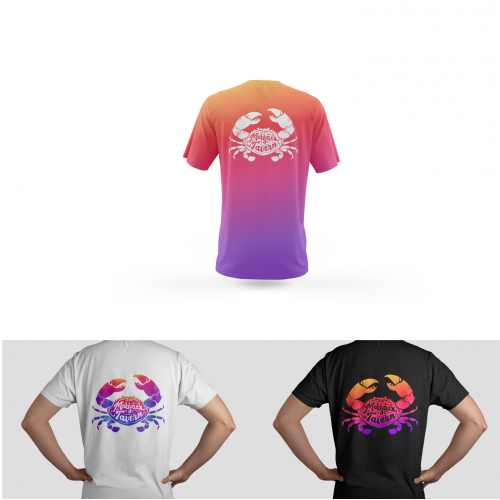 T-shirt design for seafood restaurant