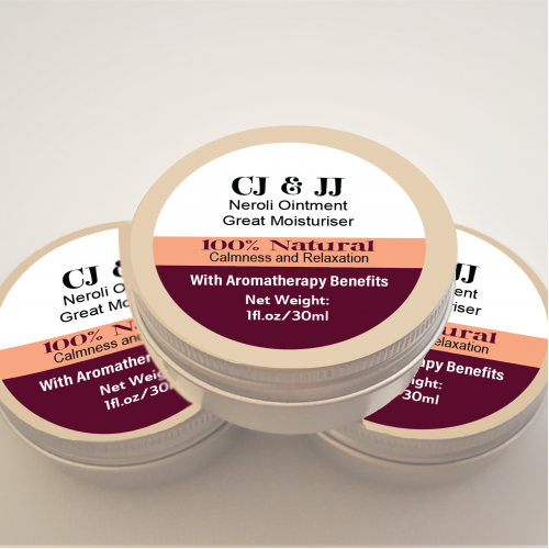 cosmetic tin jar labels design thumb