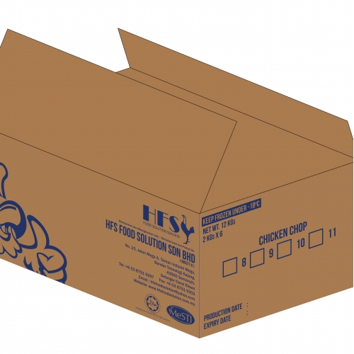 Corrugated Box Design - Chicken Chop - HFS