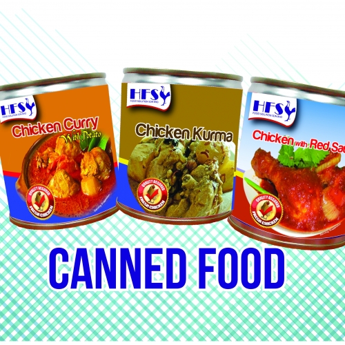 Packaging Label Design - Canned Food - HFS