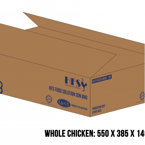 Corrugated Box Design - Whole Chicken - HFS