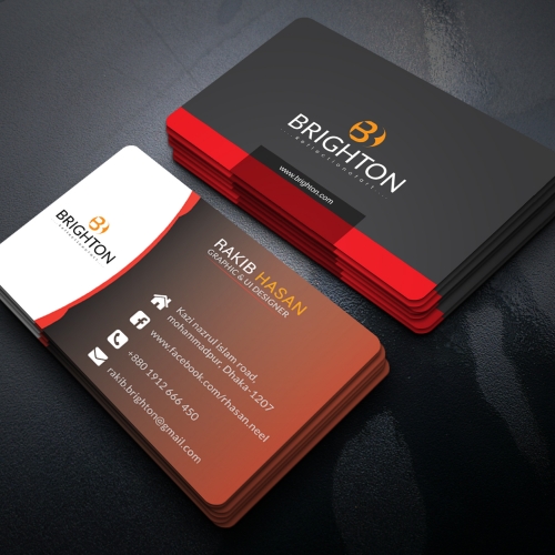 Corporate business card thumb