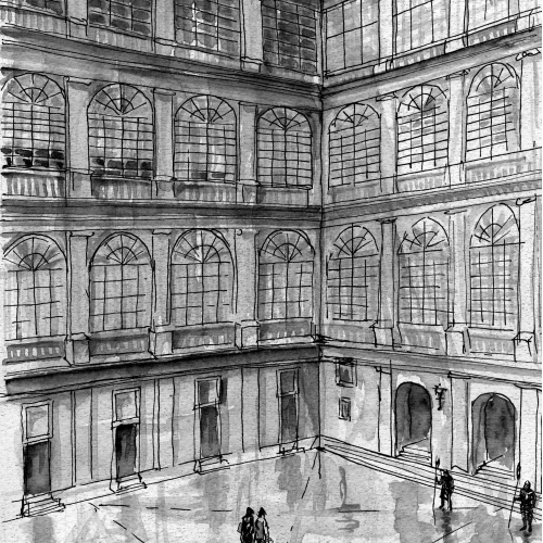 History book illustration
