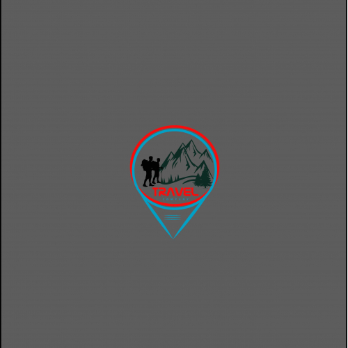 Traveling logo design concept